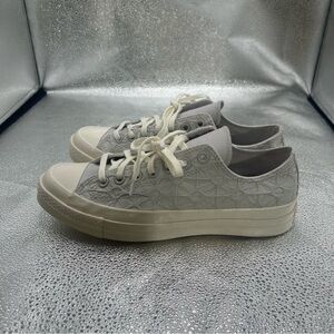 Converse White Chuck Taylor All Star 70s Textured Barely Grey Sneakers